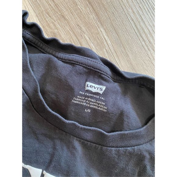 Levi's Perfect Tee Serif Logo T-Shirt Women's Size Large - Picture 4 of 12